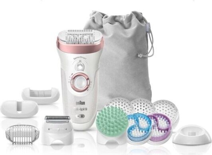 Epilator 9/990 Braun Silk epil SkinSpa  Senso smart hvid rosegold