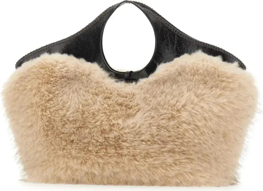 Dame, Vesker, Beige, ONE SIZE