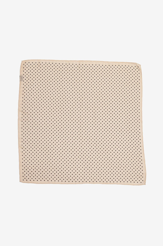Skjerf Dot Scarf - Beige