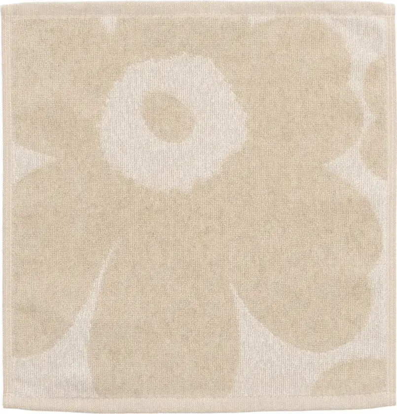 Unikko Mini Håndkle 30x30 cm Off white-lin