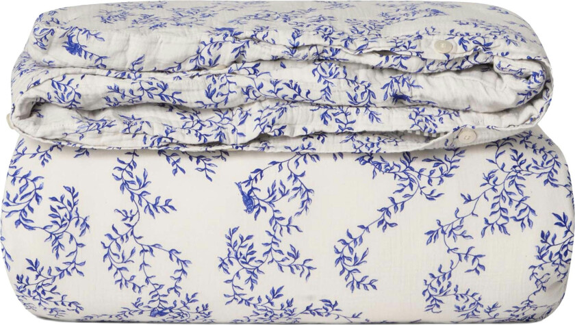 Jardim Duvet Cover Muslin Single 150x210 Cm - Dynetrekk Organisk Bomull Blå - GF120281-8700-2319GL