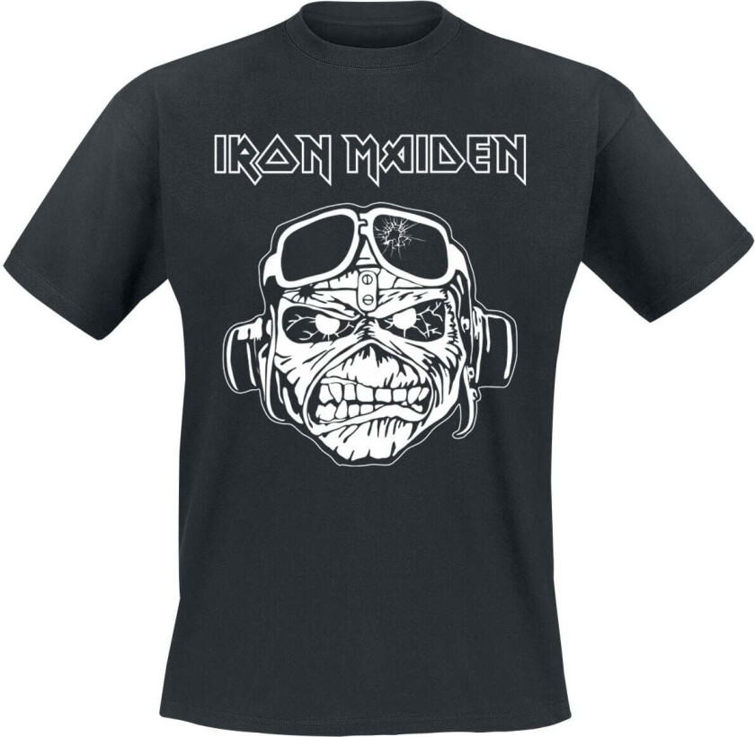 T-skjorte - Aces High Face V1 - S til 5XL - Herrer - svart