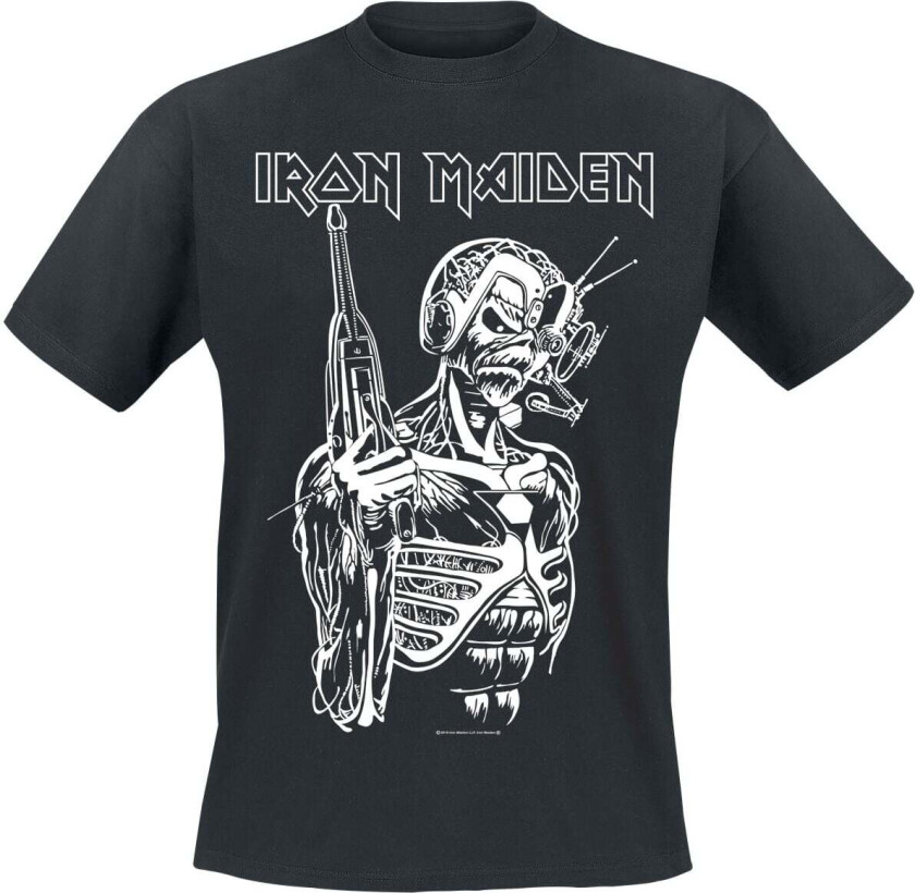 T-skjorte - Somewhere In Time - S til 5XL - Herrer - svart
