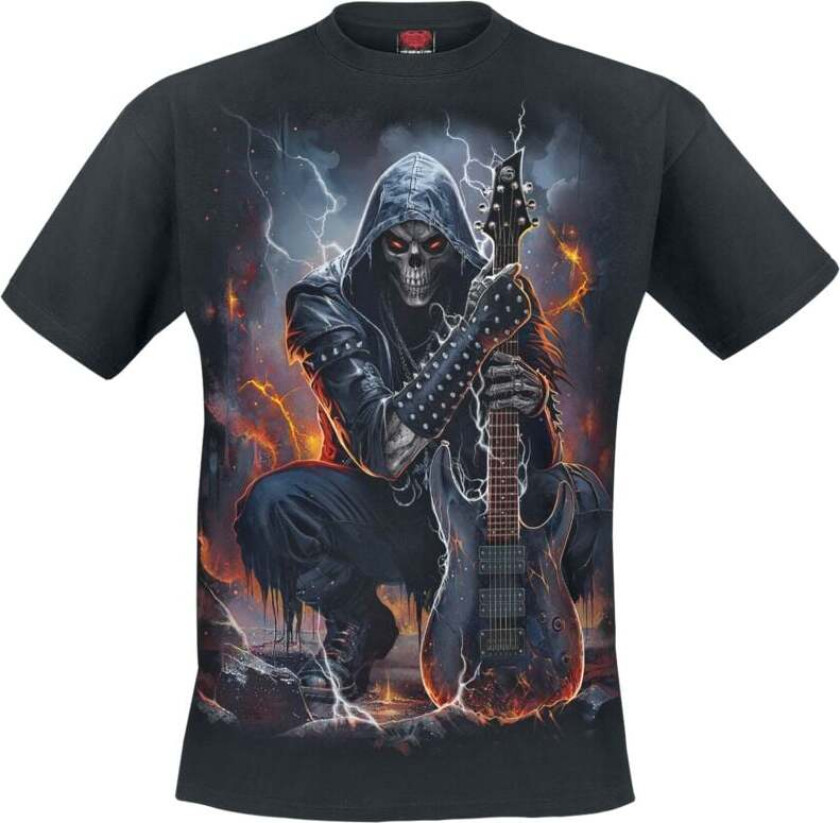 T-skjorte - Death Rocker T-skjorte - S til 4XL - Herrer - svart