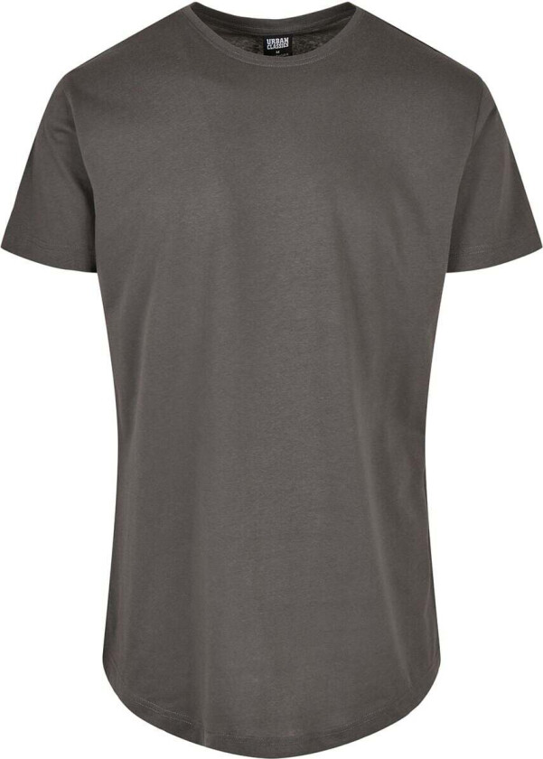 T-skjorte - Shaped Long Tee - S til 5XL - Herrer - grå