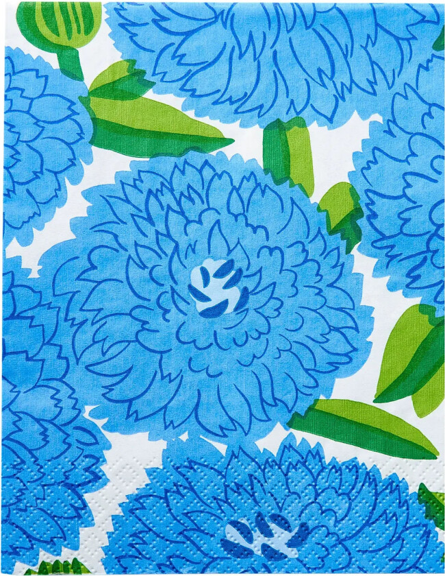 Marimekko Napkin Primavera - Blue - 24X24CM