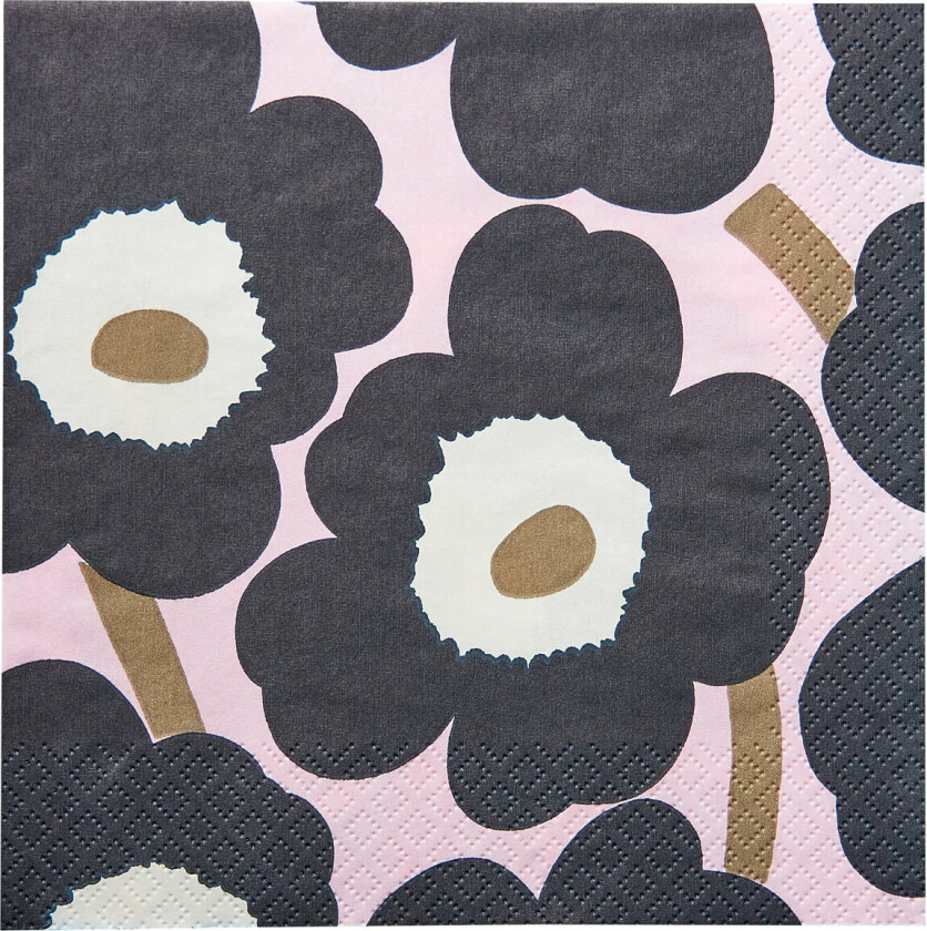 Marimekko Napkin Unikko - Pink - 33X33CM