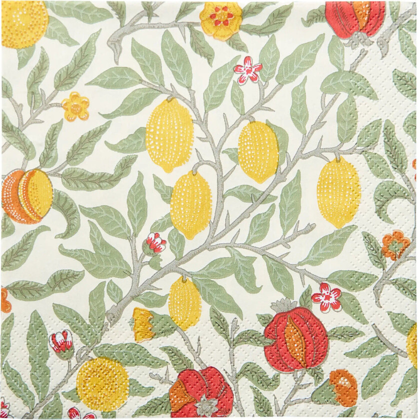 William Morris Napkin Fruit Napkin - Yellow - 33X33CM