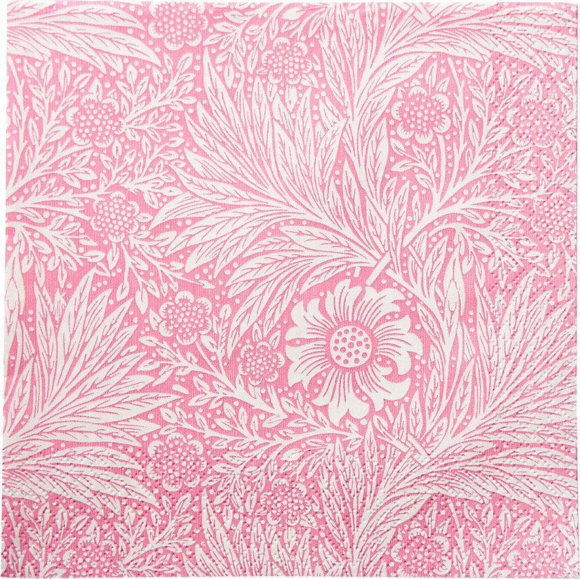 William Morris Napkin Marigold Napkin - Pink - 24X24CM