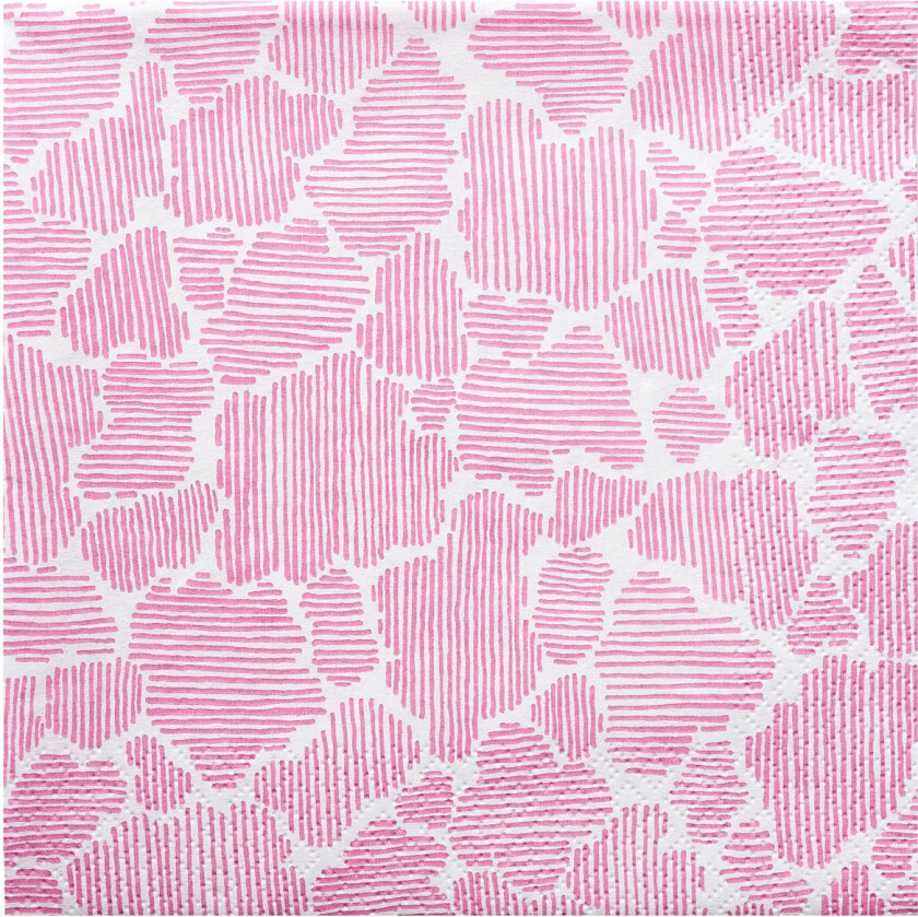 Napkin Hattara - Pink - 33X33CM