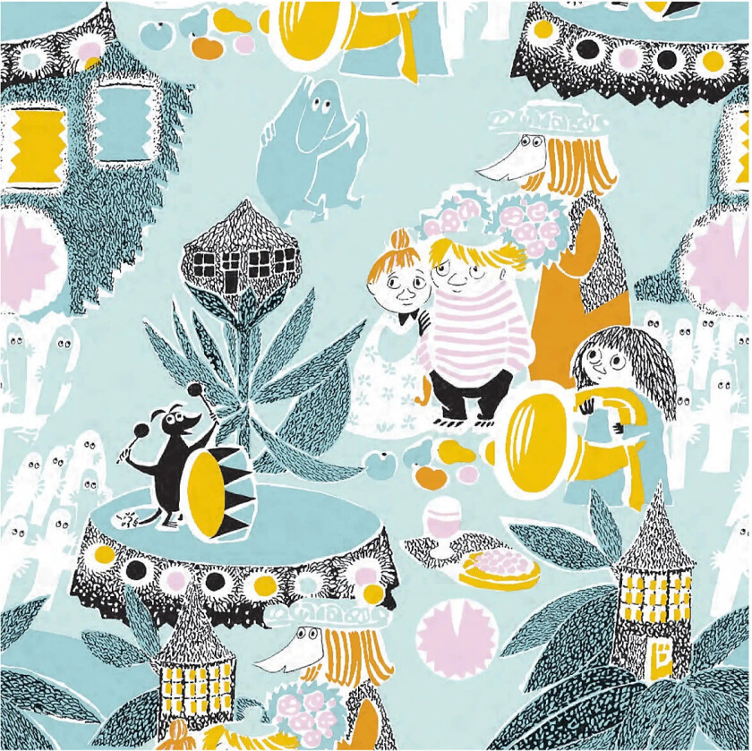 Moomin Napkin Satumuumi - Multi/patterned - 33X33CM