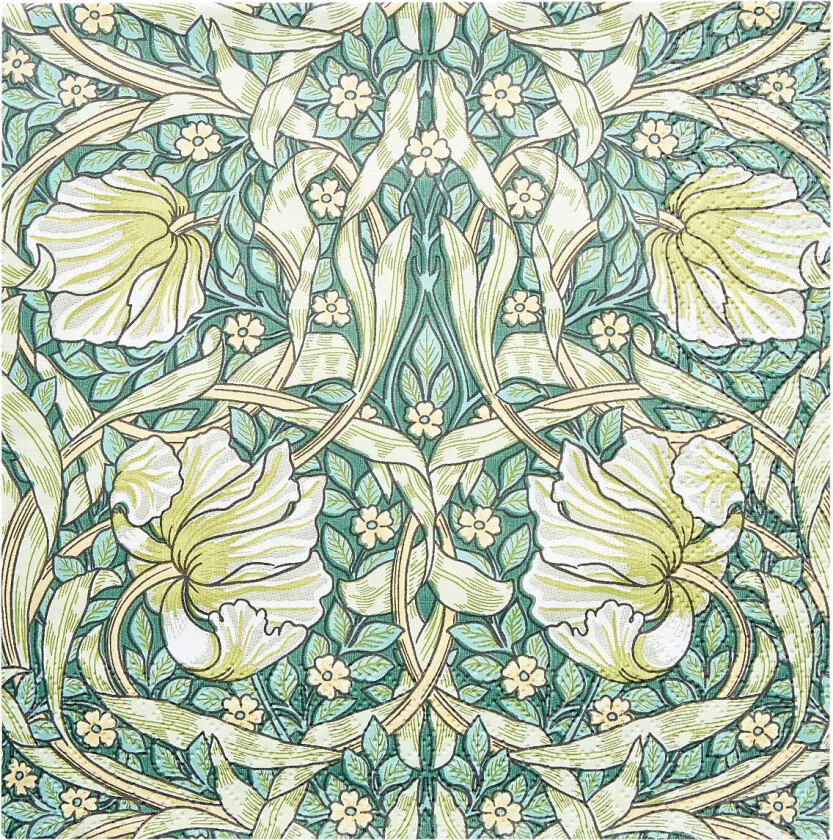 William Morris Napkin Pimpernel Napkin - Green - 33X33CM