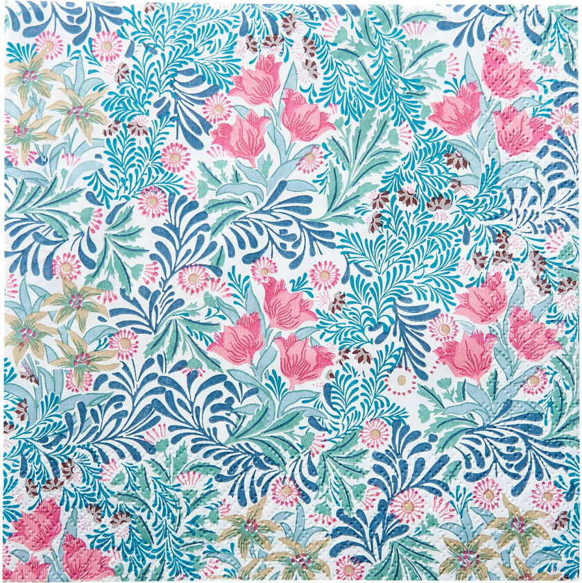William Morris Napkin Bower Napkin - Blue - 33X33CM