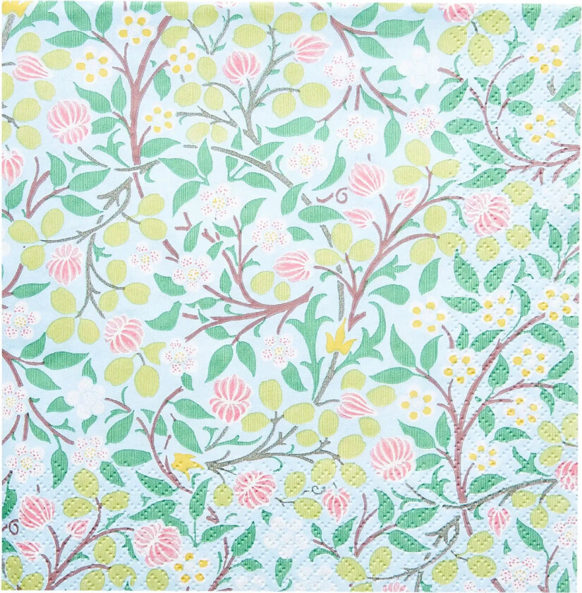 William Morris Napkin Clover Napkin - Blue - 33X33CM