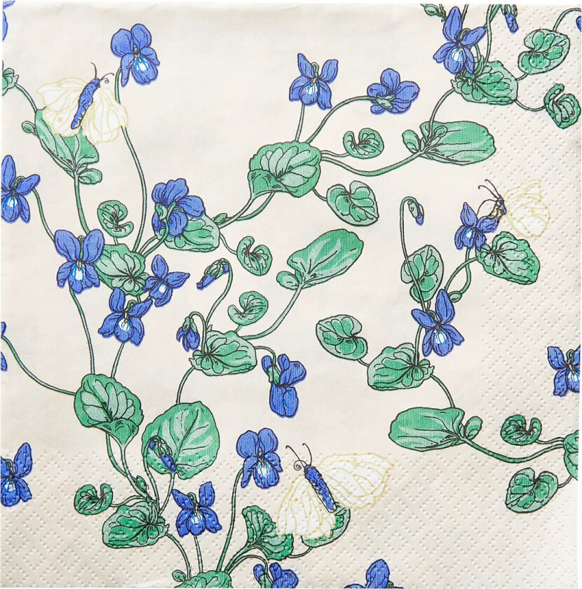 Nuppu Napkin Tuoksuorvokki - Cream - 24X24CM