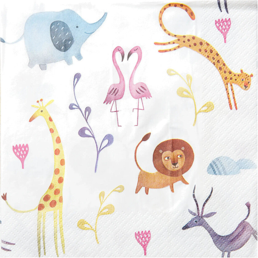Napkin Fanni - White - 33X33CM