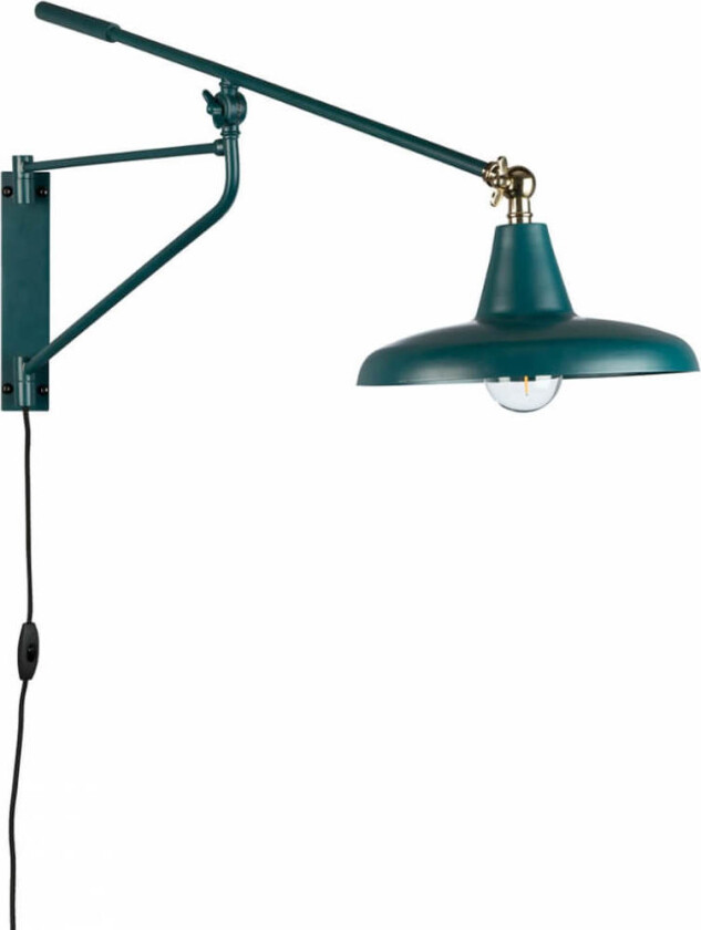 Hector Vegglampe blågrønn