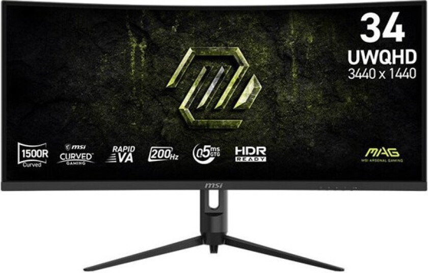34" MSI MAG 342CQRF E20 - LED monitor - curved - 34" - HDR