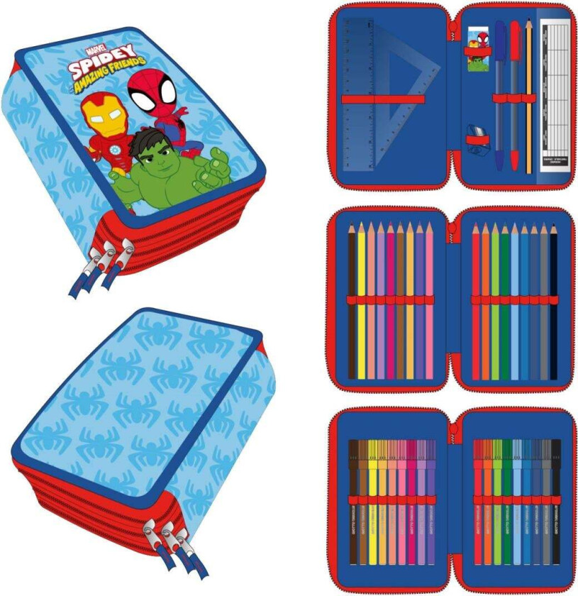 Pencil Case with Accessories - Spidey (I-2700002291)