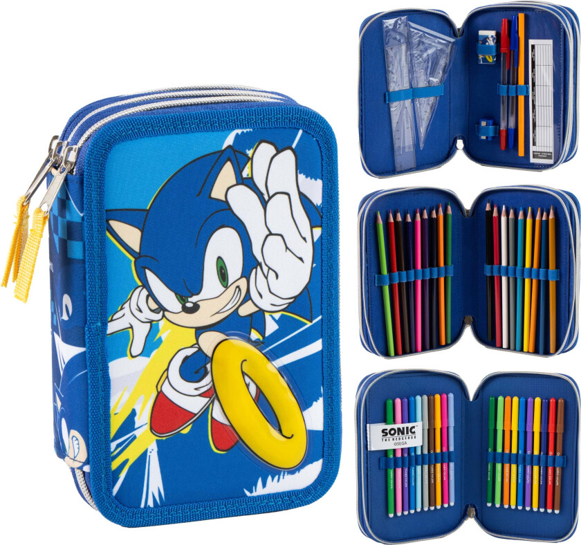 Pencil Case with Accessories - Sonic (I-2700002296)
