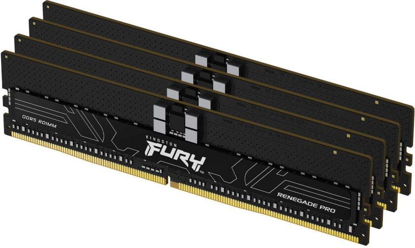 Bilde av FURY Renegade Pro DDR5-5600 - 128GB - CL36 - Quad Channel (4 pcs) - Intel XMP - Svart