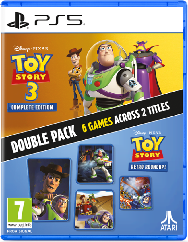 Toy Story: Retro Roundup! + Toy Story 3 (Complete Edition) - Sony PlayStation 5 - Action/Adventure