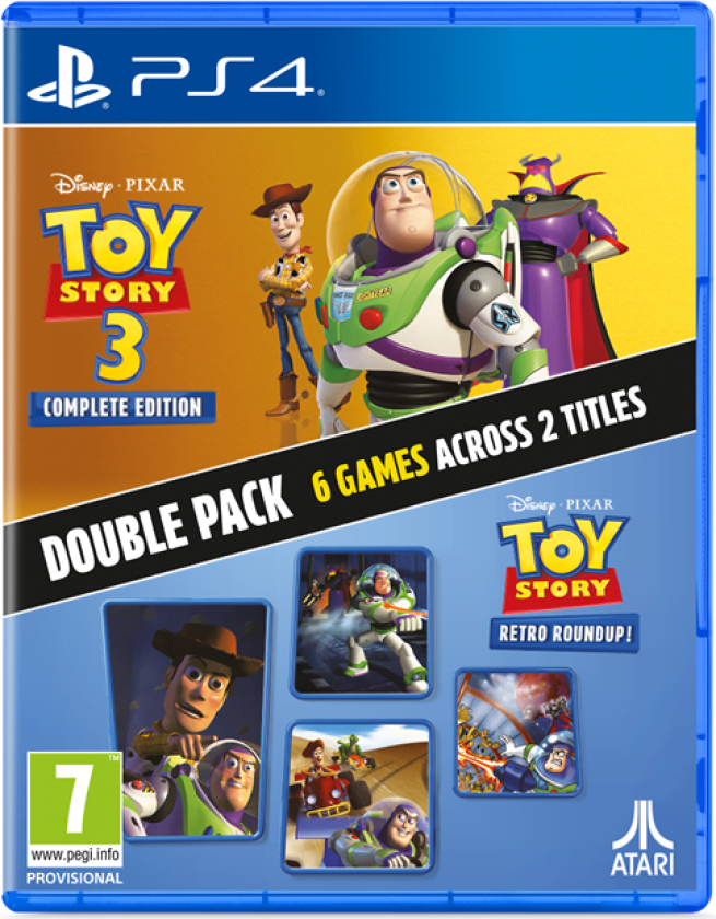 Toy Story: Retro Roundup! + Toy Story 3 (Complete Edition) - Sony PlayStation 4 - Action/Adventure