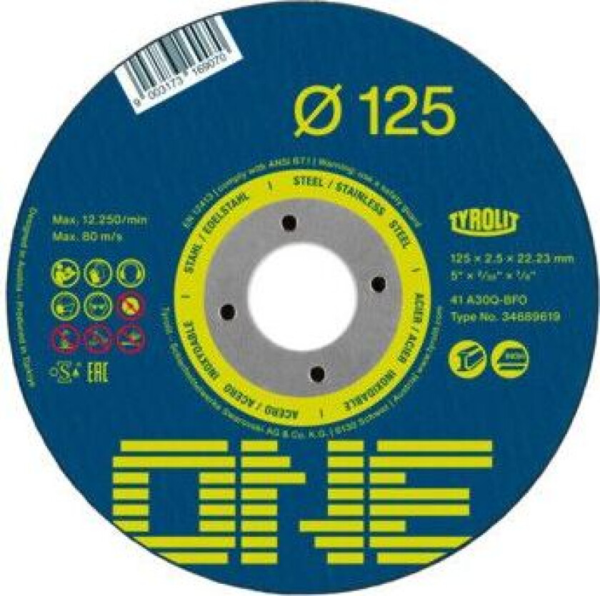 ONE Kappeskive rett, 2IN1 150x1,6 mm