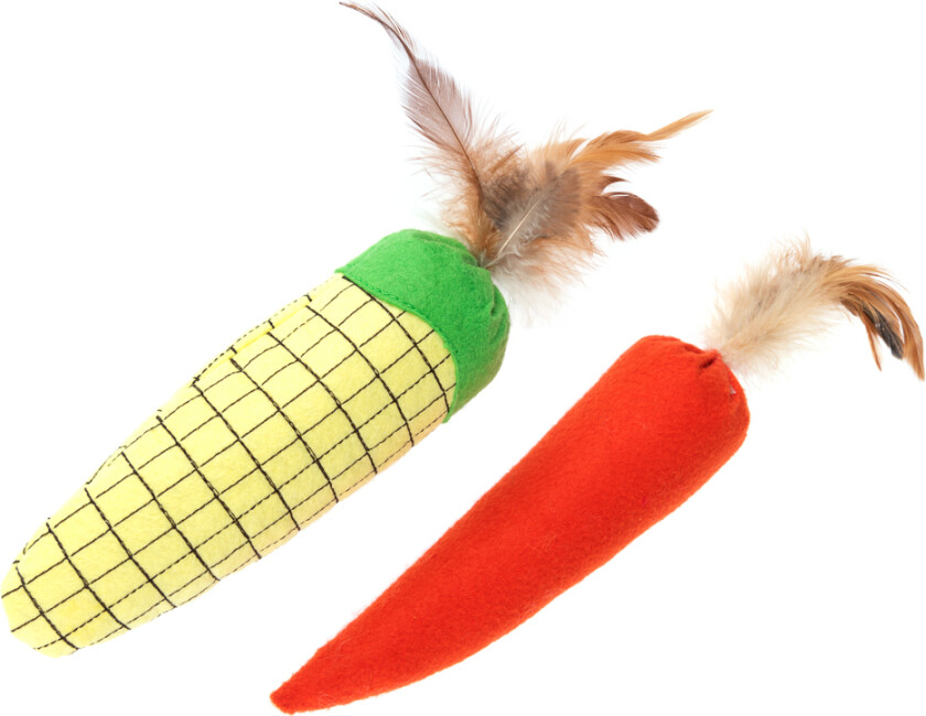 kattelekesett Veggies med kattemynte - 2-pakning