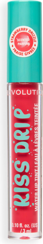 Bilde av Kiss Drip Water Lip Tint Strawberry Drizzle