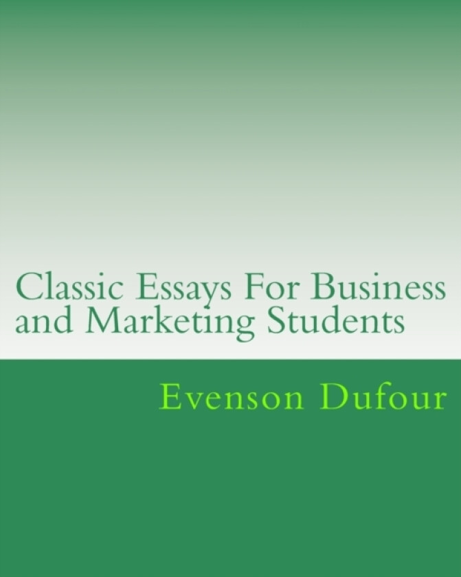 Classic Essays for College Students av Evenson Dufour (Paperback)