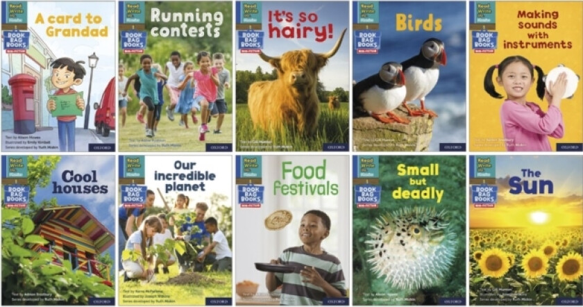 Read Write Inc. Phonics Book Bag Books: Set 6 Blue: Blue Set 6 Non-fiction Book Bag Books (Mixed Pack of 10) av Gill Munton, Adrian Bradbury, Alison Hawes (Paperback)