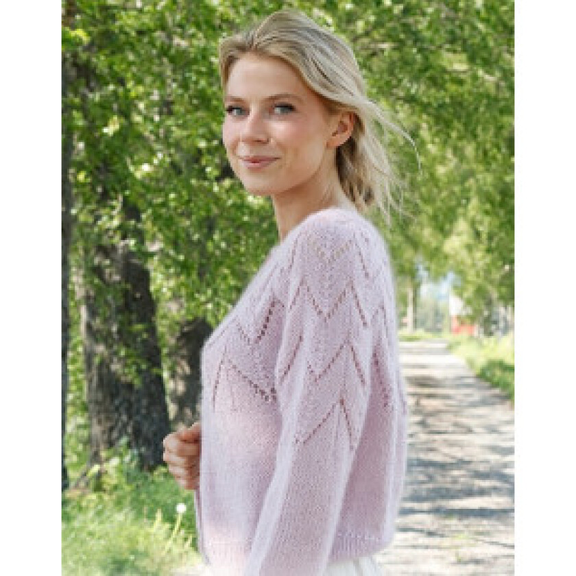 Bilde av Wishing Well Cardigan by DROPS Design - Cardigan Strikkeoppskrift str. - XXX-Large