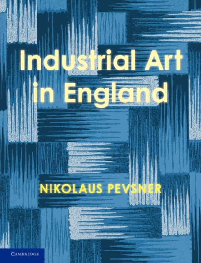 An Enquiry into Industrial Art in England av Nikolaus Pevsner (Paperback)