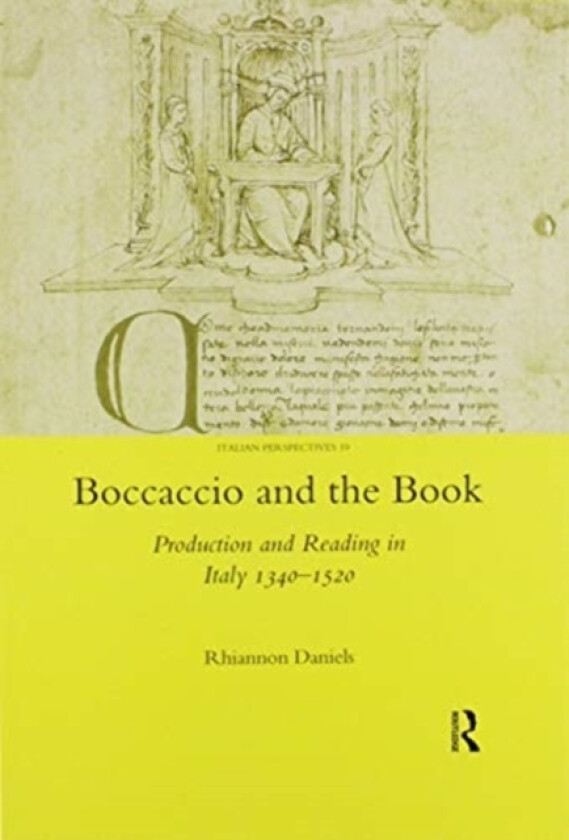 Boccaccio and the Book av Rhiannon Daniels (Paperback)
