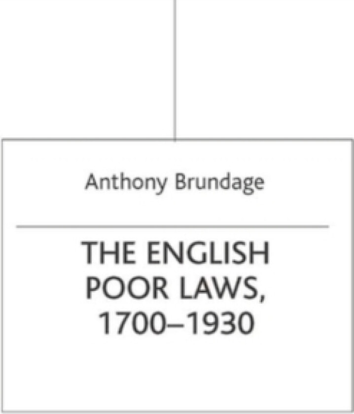The English Poor Laws 1700-1930 av Anthony Brundage (Hardcover)