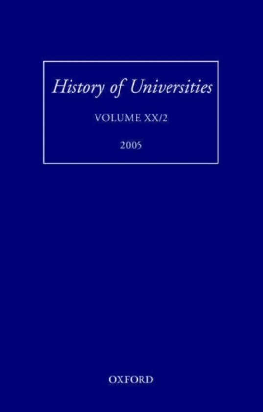 History of Universities av Oxford (Hardcover)