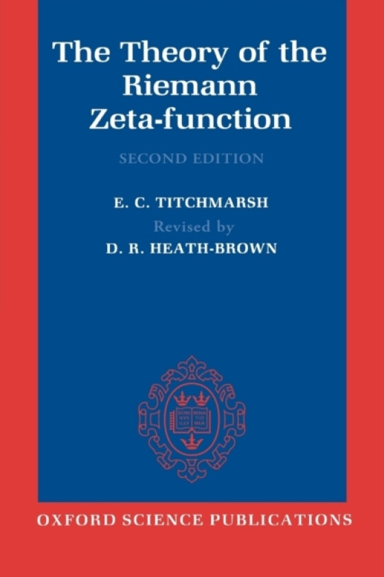 The Theory of the Riemann Zeta-Function av E.C. Titchmarsh (Paperback)