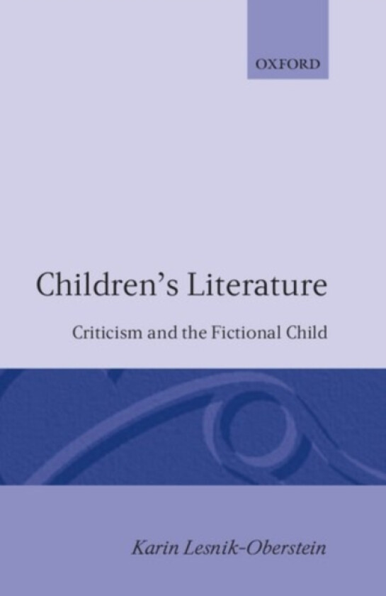 Children's Literature av Karin Lesnik-Oberstein (Hardcover)