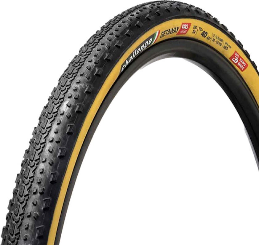 Getaway Pro Clincher tube only foldedekk gravel 700x40c tan
