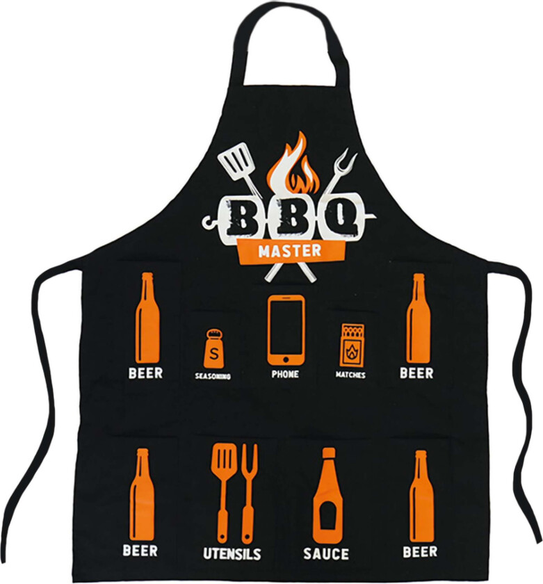 Forkle BBQ Master med lommer - One size