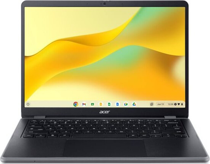 Chromebook 514 C937-TCO - Intel N-series - N150 / inntil 3.6 GHz - Chrome OS - Intel Graphics - 8 GB RAM - 64 GB eMMC - 14 IPS 1920 x 1200 - Wi-Fi 6E, Bluetooth - skifersvart - kbd: Nordisk