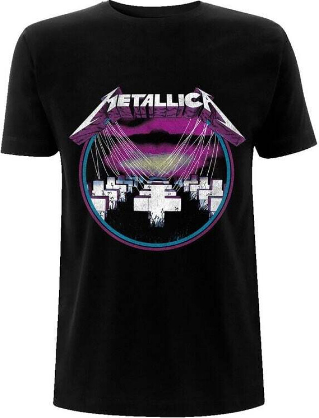 Metallica T-skjorte - Master Of Puppets Circle - S til 5XL - Herrer - svart