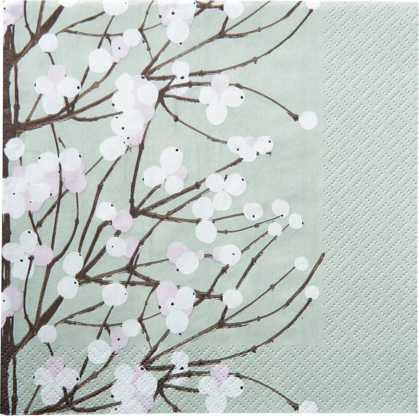 Marimekko Napkin Lumimarja - Green - 24X24CM