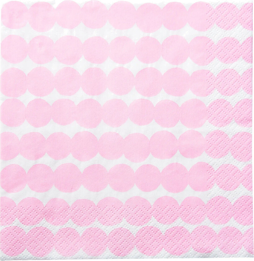 Marimekko Napkin Räsymatto - Pink - 24X24CM