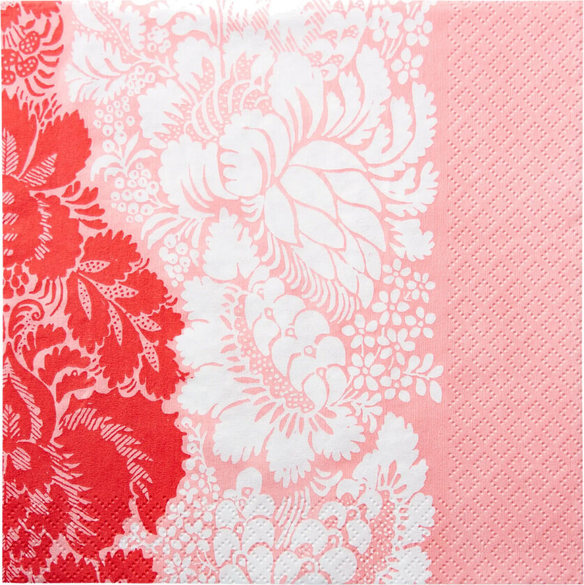 Marimekko Napkin Ananas - Pink - 24X24CM
