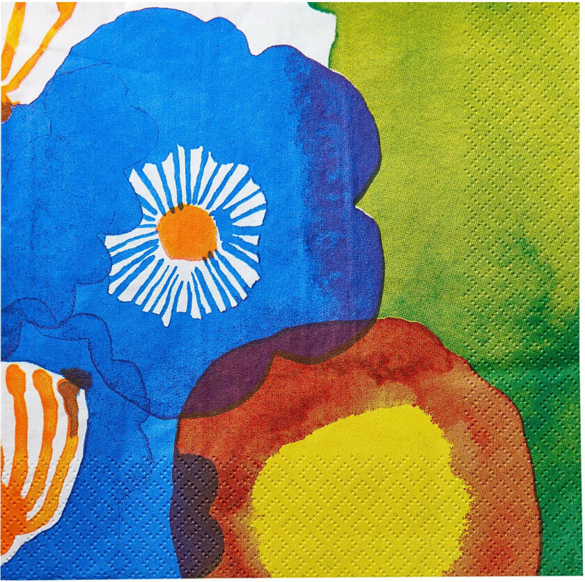Marimekko Napkin Juhannustaika - Blue - 24X24CM