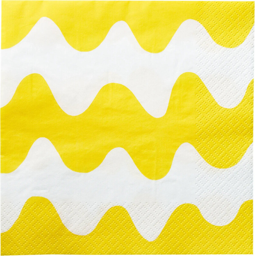 Marimekko Napkin Lokki - Yellow - 24X24CM