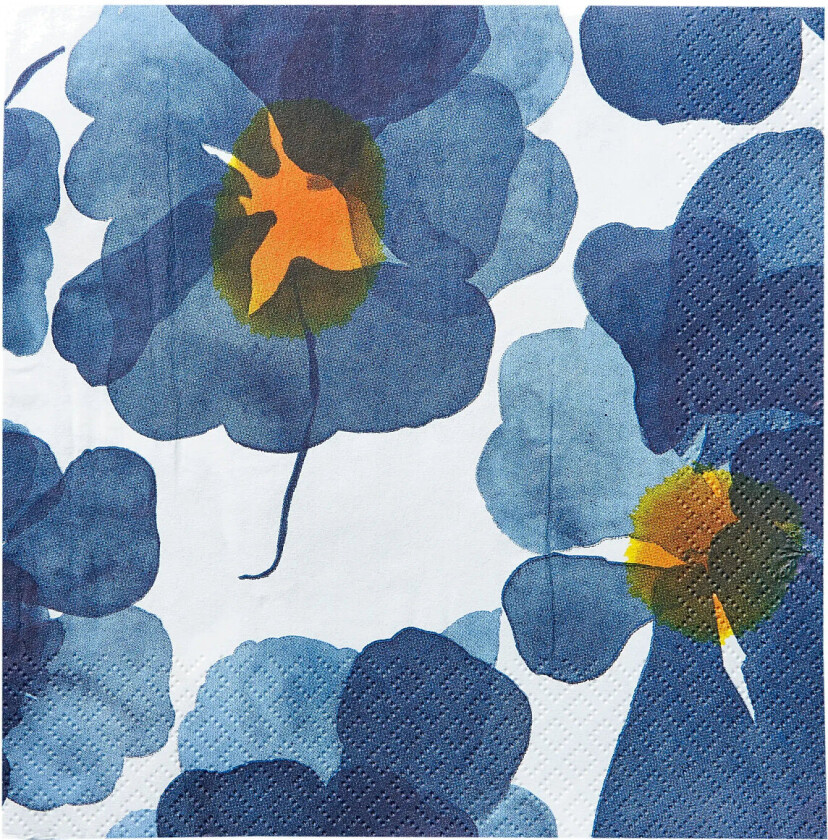 Marimekko Napkin Valssi - Navy - 24X24CM