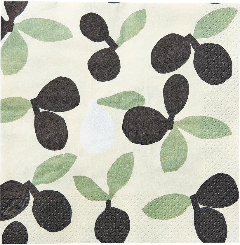 Marimekko Napkin Omppo - Green - 24X24CM
